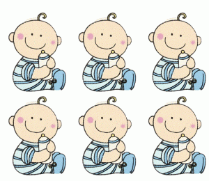 Baby Streudeko Jungen (10 Teile)